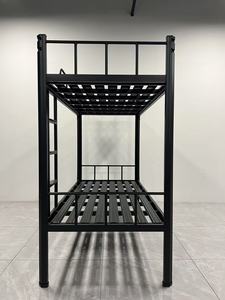 Litera de Metal moderna para dormitorio de estudiantes con <span class=keywords><strong>escalera</strong></span>, barandilla, cajón, gabinete, construcción resistente, fácil montaje - Product Image 5