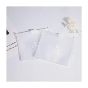 High quality custom eco friendly eva pvc tpu biodegradable frosted clear style plastic ziplock jewelry bags