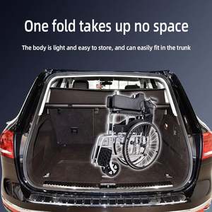 יצרני כיסא גלגלים סין הסיטונאי בית חולים ידני מתקפל גלגלים - Product Image 6