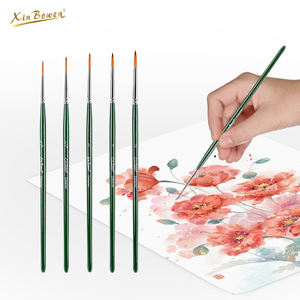Xin Bowen Pinceau à huile personnalisé Pinceau à une ligne Peinture Croquis Stylo vert Détail fin Pinceau <span class=keywords><strong>miniature</strong></span> - Product Image 1