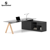 Poste de travail personnel de direction moderne SpaceUnited, bureau ergonomique
