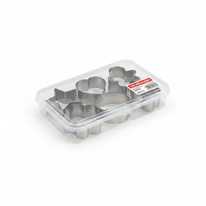 Set professionale di 6 formine per biscotti in acciaio personalizzabile stampo per biscotti per cottura utensili in metallo per biscotti creazione scatola 72 - Product Image 2