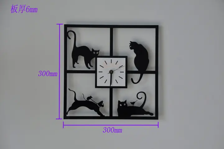Reloj de pared de acrílico Sunyu display de alta moda precio más barato logotipo personalizado