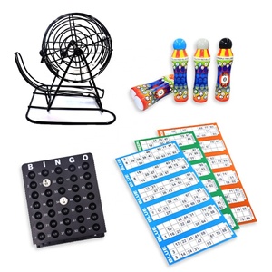 Juego de Cartas de Bingo Estilo Vintage, Varios Colores, 90 Bolas, Impresión Digital, Pedidos Pequeños, Diseño Gratuito - Product Image 1