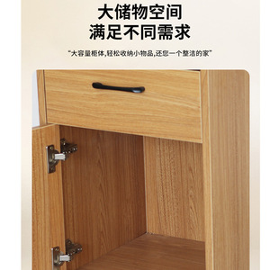 Wooden <b>Bedside</b> Table Hospital Cabinet With Drawer And Door For Bedroom <b>Storage</b> Durable Design - Product Image 3