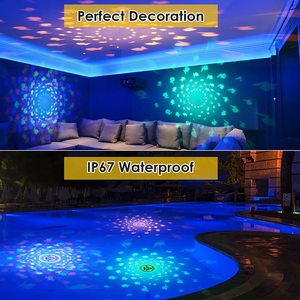 Lampe LED de projection de bain de piscine, imperméable à l'eau, fontaine de bain, lampe de plongée, lampes sous-marines, offre spéciale - Product Image 3