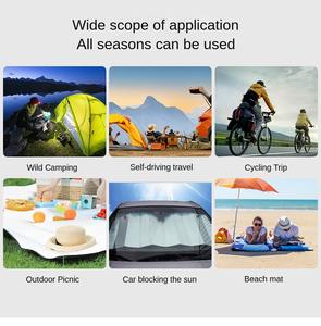 <span class=keywords><strong>ที่นอน</strong></span>อลูมิเนียมฟิล์มสองด้านแบบพกพา น้ำหนักเบา ทนทาน สำหรับตั้งแคมป์และปิกนิก ป้องกันความชื้น สำหรับ 3-4 คน ใช้กลางแจ้ง - Product Image 3