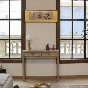 โต๊ะ<span class=keywords><strong>คอน</strong></span>โซลไม้เก่าสไตล์เรโทร เฟอร์นิเ<span class=keywords><strong>จ</strong></span>อร์จีนโบราณสุดหรู สำหรับห้องนั่งเล่น โรงแรม และอพาร์ตเมนต์ - Product Image 1