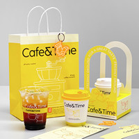 Gobelet à café en papier jetable avec logo imprimé personnalisé, gobelet à café en papier biodégradable à double paroi pour boissons chaudes avec couvercles