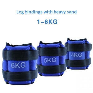 卸売り防水調整可能2kgサンドバッグ脚足首重量Oemカスタムロゴフィットネスヘビーアンクルウェイサンドバッグストラップ - Product Image 6