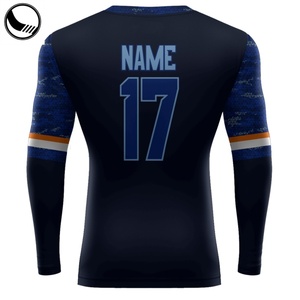 เสื้อแรชการ์ดแขนสั้นระบายอากาศได้ดี UPF50 แบบซับลิเมชั่นสำหรับทุกเพศ - Product Image 2