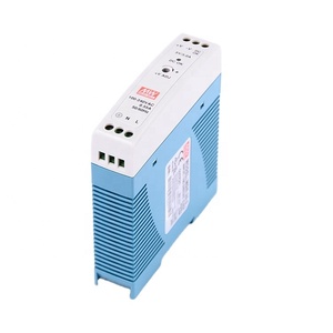 Sistema de control industrial de CA a CC tipo riel de 20W y 12V, serie <span class=keywords><strong>Mean</strong></span> <span class=keywords><strong>Well</strong></span> <span class=keywords><strong>MDR</strong></span>, 12V, 24V, 1.67a, fuente de alimentación, 1/2 ", 1/2", 1/2 ", 1/2", 2/12V - Product Image 6