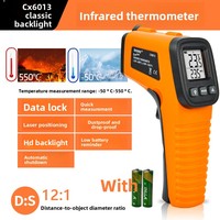 Termómetro Infrarrojo Industrial de Alta Precisión CX6000/6013/14, Termómetro de Agua/Aceite, Pistola de Cocina para Hornear