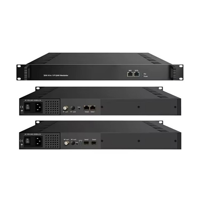 CSP-3316 16 in 1 IP QAM Modulator Mux-scrambling-modulating all-in-one device (DVB-C) modulating channels encoder modulator