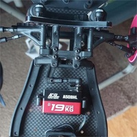 Moteur brushless à profil bas programmable AGFRC A50BHL 50g 0.073Sec à couple et vitesse élevés, engrenage métallique, servo numérique, pièces pour bateaux RC