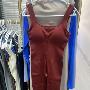 Combinaison gainante sans couture personnalisée avec logo d'usine, une pièce de yoga sans couture grande taille pour femme - Product Image 2
