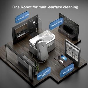 <span class=keywords><strong>Robot</strong></span> de nettoyage de vitres électrique intelligent avec ceinture de sécurité à aspiration à fréquence variable, version améliorée - Product Image 6