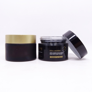 50g Luxury Face Cosmetic Lotion Containers Custom Empty Frosted Cosmetic Leak Proof Cream Glass Jar with Lid/50g Glass Jar - Product Image 2