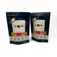 Op maat gemaakte voedselveilige staande pouch met ritssluiting, vochtbestendige gelamineerde folie zak voor thee en dierenvoer.