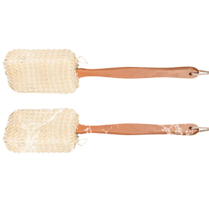 Brosse de bain en <span class=keywords><strong>bambou</strong></span> personnalisée pour soins personnels de beauté OEM marque privée Spa <span class=keywords><strong>chaume</strong></span> cactus sisal - Product Image 4