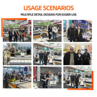 Máquina de Corte de Cuero, Prendas de Vestir, Textiles y Telas, Máquina de Corte Automática de Cama Plana CNC para Telas
