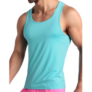 Logo personnalisé hommes Gym débardeur décontracté Sport tricoté tissu pour Bodybuilder Fitness entraînement direct du fournisseur du Bangladesh - Product Image 1