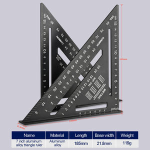 Règle de <span class=keywords><strong>Triangle</strong></span> Architectural à 3 faces de 6 pouces, 12 pouces, en aluminium, règle de <span class=keywords><strong>Triangle</strong></span> à échelle métrique - Product Image 6