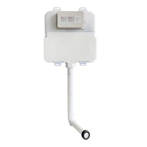 Réservoir de chasse d'eau moderne encastré de 80mm d'épaisseur HDPE FS1001-D compatible WDI pour les salles de bains <span class=keywords><strong>Geberit</strong></span> Sigma - Product Image 1