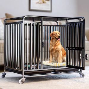 Gabbia <span class=keywords><strong>per</strong></span> <span class=keywords><strong>cani</strong></span> a tubo quadrato rinforzato <span class=keywords><strong>per</strong></span> <span class=keywords><strong>cani</strong></span> piccoli e grandi cancelli e recinzioni <span class=keywords><strong>per</strong></span> penne - Product Image 1