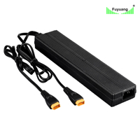   Chargeur intelligent double sortie CE PSE, 2 batteries indépendantes, 12V-84V LiFePO4 / Li-ion, OEM/ODM, pour CCTV et applications marines