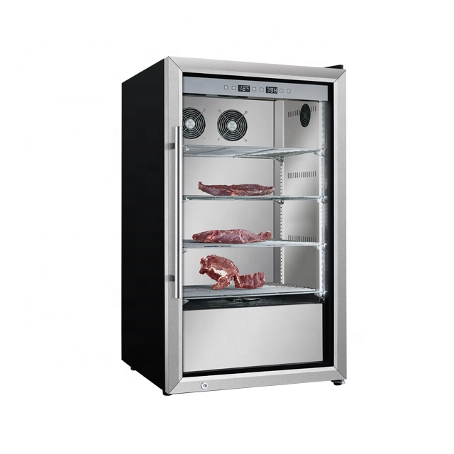 Geladeira refrigeradora de carne seca 141l, refrigerador de carne e carne refrigerador