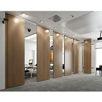 Cloison amovible insonorisée pour intérieur, séparateur d'espace flexible pour salle de classe d'institut de formation