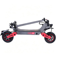 Trottinette électrique pliable en alliage d'aluminium avec pédales, moteur 6000W, vitesse 75km/h, amortisseur, longue autonomie