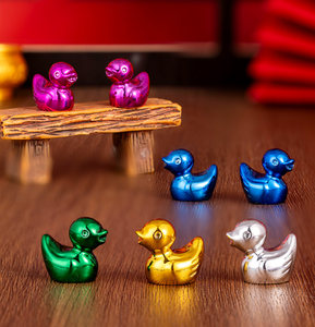 Nuevos Dijes de Resina de Dibujos Animados, Patos Dorados, Dijes Planos de Resina, <span class=keywords><strong>Figuras</strong></span> de Resina con Diseño Adorable, Mini <span class=keywords><strong>Figuras</strong></span> de <span class=keywords><strong>Hadas</strong></span> - Product Image 3