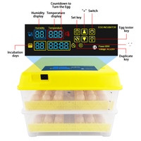 Incubadora de Huevos Tipo HT-96 con Capacidad para 96 Huevos, Máquina Incubadora de Huevos de Gallina, Máquina para la Producción de Huevos para Uso Doméstico