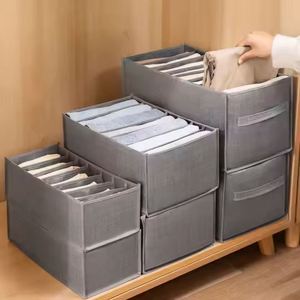 Foldable Non-woven Fabric Storage <b>Box</b> Organizer for <b>Clothes</b>,Jeans,Wardrobe,Toys Collapsible Multi-use Home Organizer - Product Image 3
