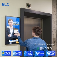 Pantalla Táctil Digital de 21.5 Pulgadas para Vestíbulo de Edificio, Publicidad en Ascensores, Información Corporativa y Exhibición de Medios en Interiores