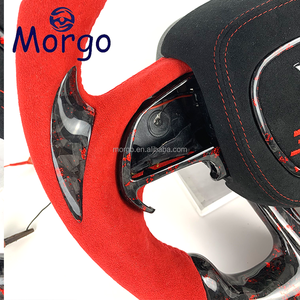 Accessoires de voiture Volant personnalisé en fibre de carbone rouge LED Rpm pour <span class=keywords><strong>Dodge</strong></span> Charger Challenger Hellcat SRT <span class=keywords><strong>RT</strong></span> 392 Durango - Product Image 3