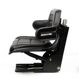 Universal PVC Tractor Seats with Shock Absorber and <b>Backrest</b> Wrap Around CE Certified Model 3930 for 1990-1992 Tractors - Product Image 6