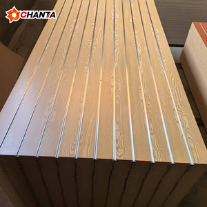 Rãnh tấm Hot Bán hiện đại E1 lớp đầu tiên-class chống ẩm melamine phải đối mặt với <span class=keywords><strong>MDF</strong></span> <span class=keywords><strong>Board</strong></span> 6 mét/18 mét <span class=keywords><strong>Poplar</strong></span> nhiều lớp - Product Image 1