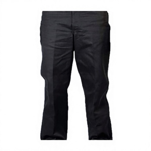 High Quality Pirate Pants for Men Cosplay Workwear Style <b>Linen</b> Cotton Button Closure <b>Yarn</b> Dyed Trouser Plus Size - Product Image 2