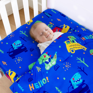 3 Piece Dinosaur Baby Boys <strong>Crib</strong> <strong>Bedding</strong> <strong>Sets</strong> with Baby Comforter <strong>Crib</strong> Sheet Pillowcase Nursery <strong>Bedding</strong> <strong>Set</strong> - Product Image 5