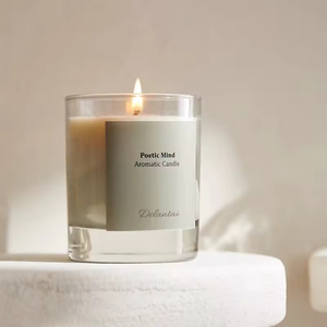 Bougies en pot de verre de soja à 3 mèches personnalisées de marque privée <span class=keywords><strong>Bougie</strong></span> en cristal de luxe pour l'aromathérapie et la guérison spirituelle pour la Saint-Valentin - Product Image 4