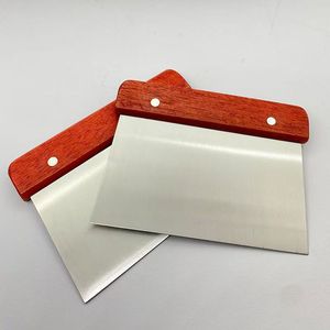 Chất lượng cao đa chức năng thép không gỉ <span class=keywords><strong>scraper</strong></span> với Non-Slip gỗ xử lý kim loại Baking Pastry công cụ - Product Image 4