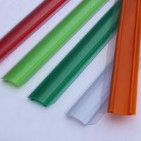 Profilés d'extrusion en plastique transparent Processus de fraisage CNC Profil de plafond extensible PVC/UPVC pour film du fournisseur chinois