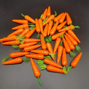 Modèle de mini-carotte artificielle en mousse, <span class=keywords><strong>fruits</strong></span> factices pour accessoires de photographie, ornements décoratifs - Product Image 1