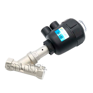 高温耐久性ステンレス鋼空気圧ピストンアングルシートバルブBSPP/NPTスレッドカスタマイズ可能OEM制御バルブ - Product Image 6