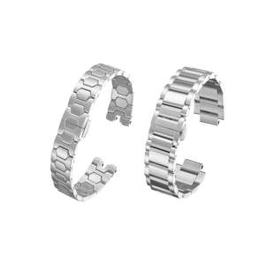 Correa de reloj de acero inoxidable 316 precisa, correa de pulsera, fabricante de piezas de reloj OEM ODM, 16mm, 18mm, 20mm, tamaños, Correa personalizada - Product Image 1