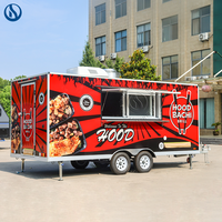 Remorque alimentaire commerciale Honlu – Unité de concession mobile pour la restauration de rue, les événements extérieurs, les services de restauration éphémère et de marché