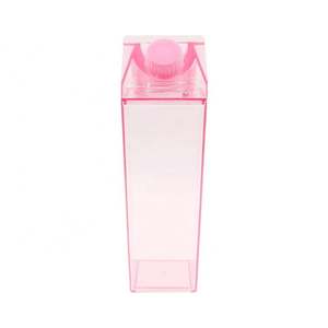Transparent <b>Blank</b> Juice Drinking Outdoor Classic Plastic Cups Acrylic <b>Water</b> <b>Bottle</b> Milk Carton - Product Image 6